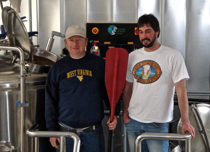 Ken and Nate in the early days of Bridge Brew