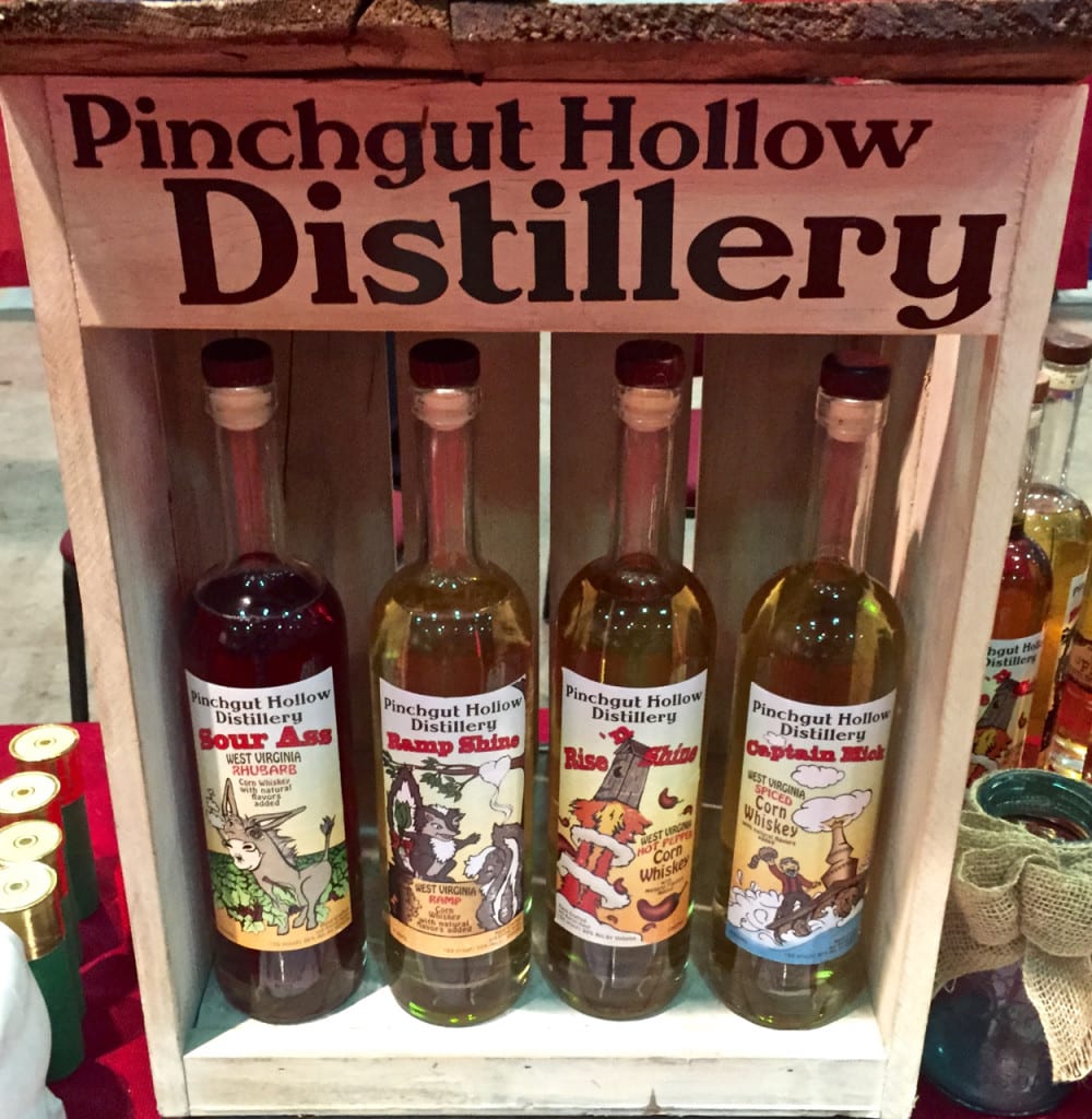 Pinchgut Hollow distillery bottles