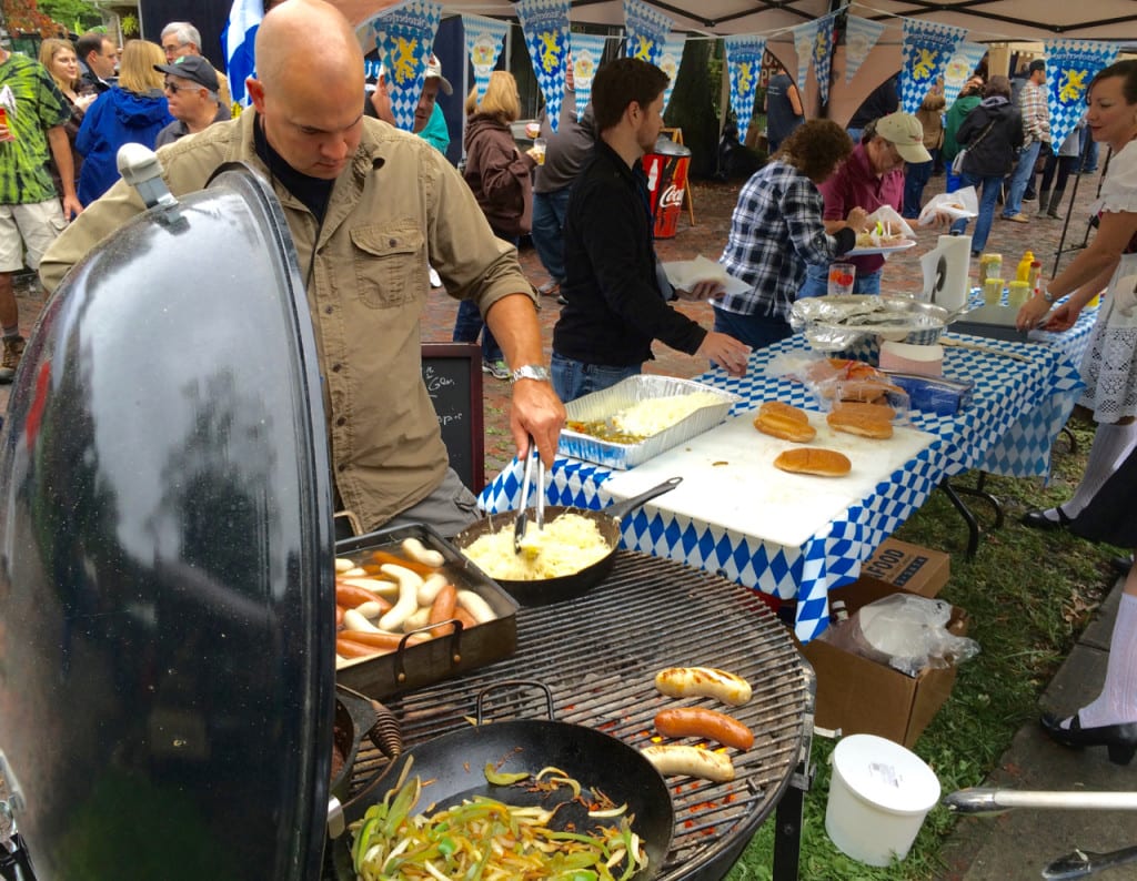  nice variety of food vendors set up shop at the Bramwell Oktoberfest.