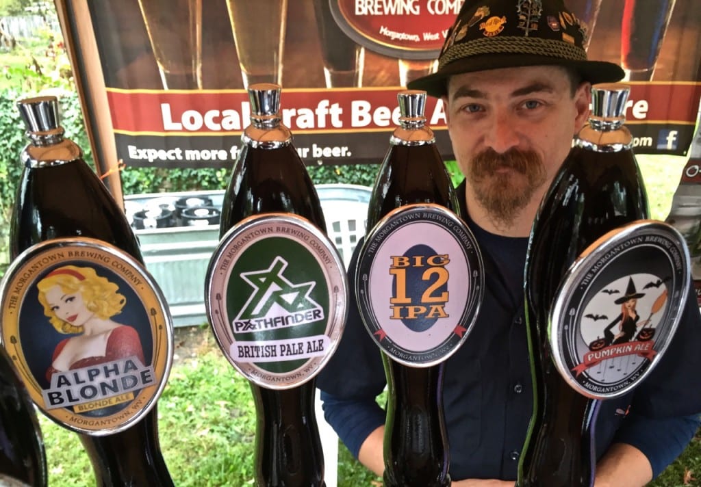 Brain Anderson, head brewer at Morgantown Brewing Company, had another good year by winning three Bramwell medals