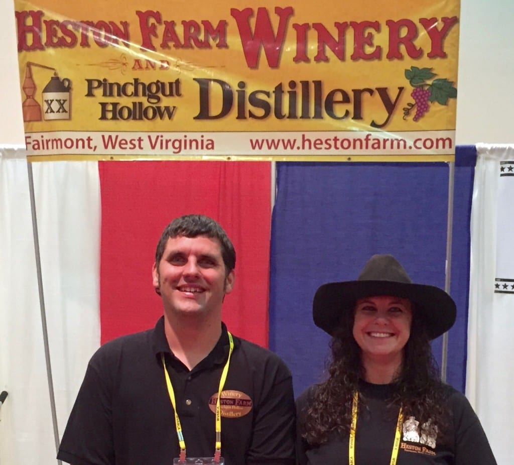 Michael Heston and Crystal Hickman of Pinchgut Hollow Distillery in Fairmont, WV