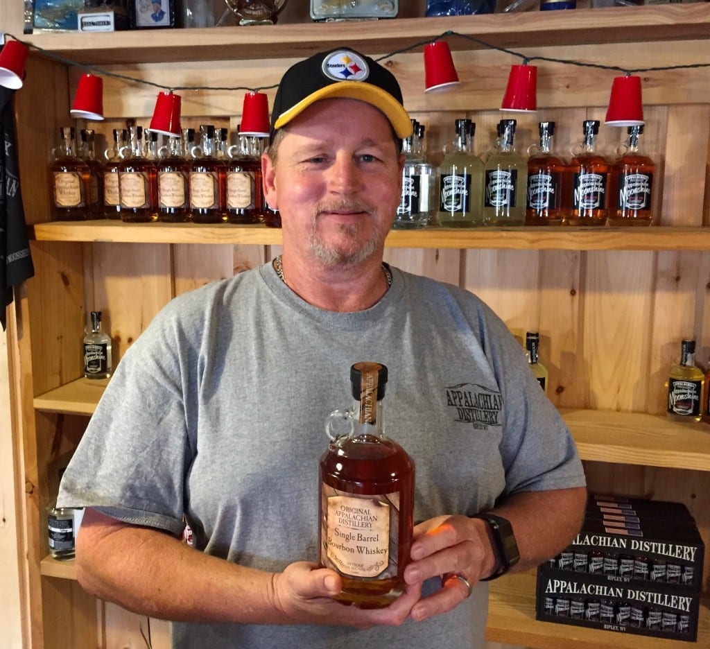 Dwayne Freeman, distiller at Appalachian Distillery, 