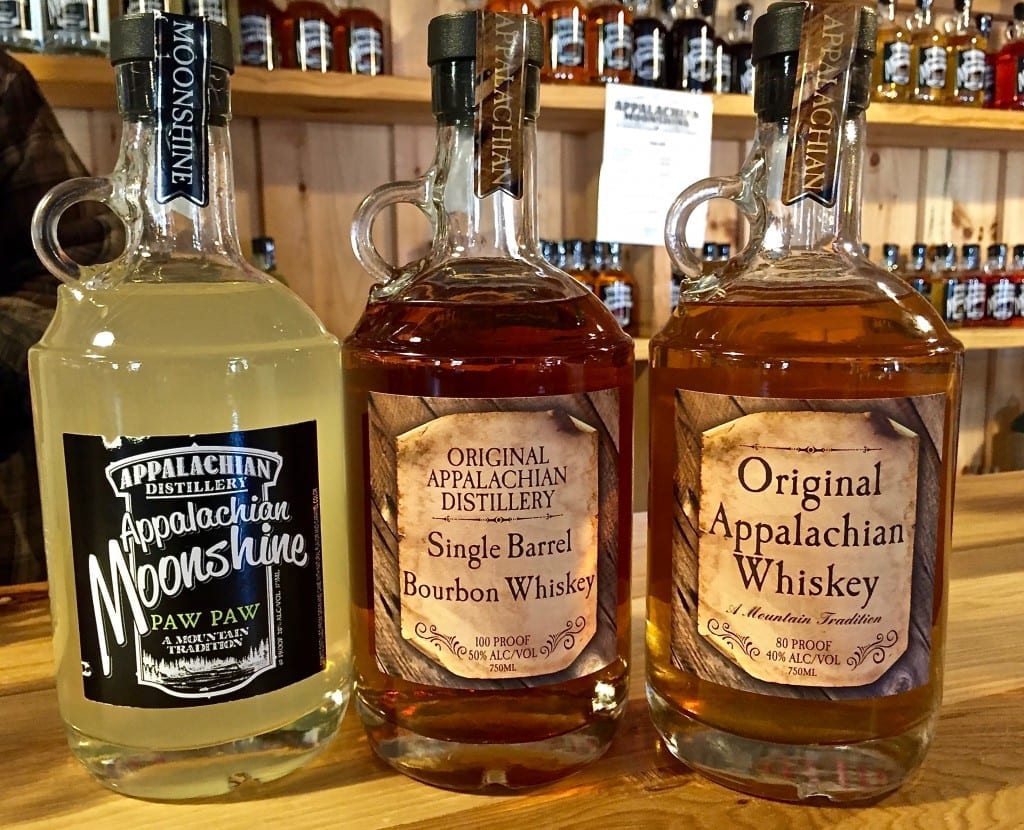 Appalachian Distillery products