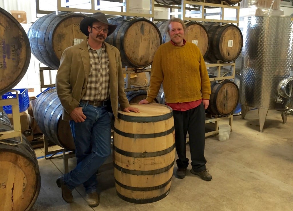 Co-proprietors Josh Bennett (on left) and Will Lewis are the proud papas of Hawk Knob Cidery and Meadery now selling traditional-styled ciders out of Lewisburg, WV. 