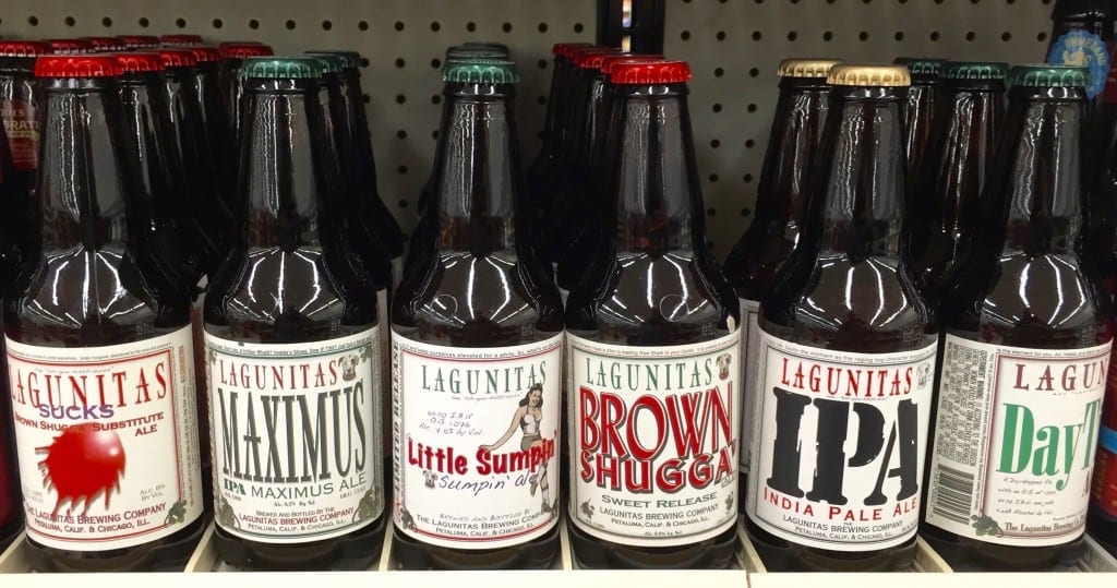 National craft beers lines from some of the country's best-selling lines entered the state in 2015, like the Lagunitas beer pictured here. West Virginia beer year .
