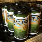 New cans of Almost Heaven Amber Ale by Mountainstate brewing company