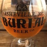 Burial Beer Company glass