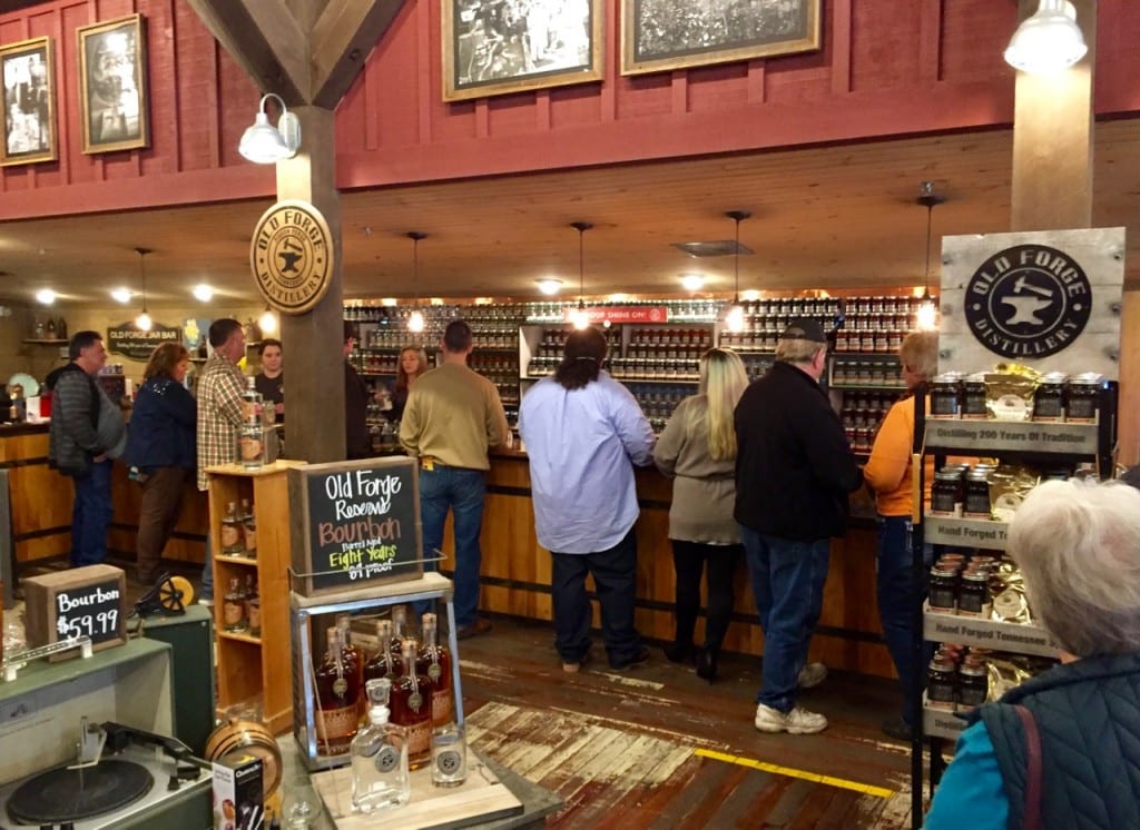 Old Forge Distillery, Pigeon Forge, sees thousands of tourist a month.