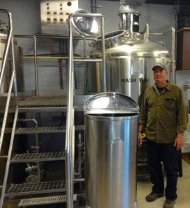 Jeff Melnick reviewing a BCast brewing system in Ohio.