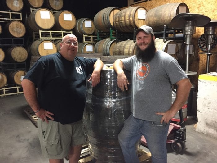 Country Boy Brewing barrel room