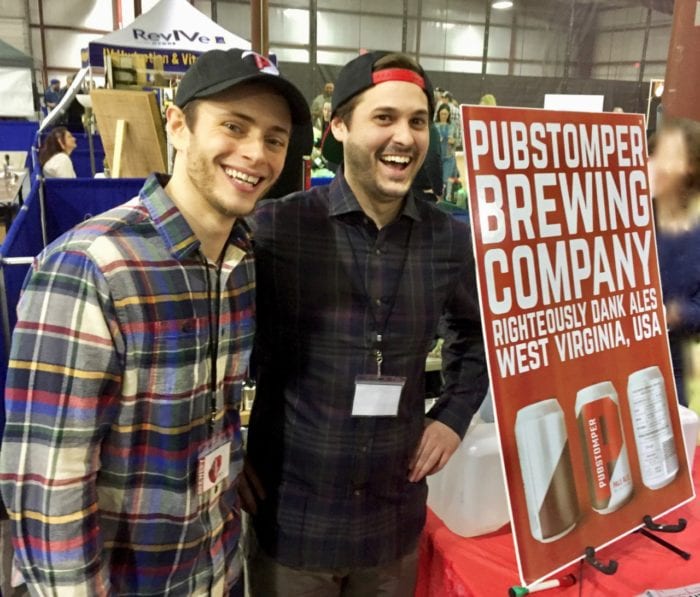 morgantown area breweries - Pubstomper's Chris DeFazio and Cody Cheesebrough.