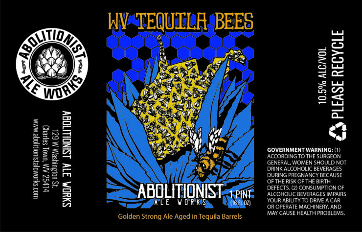 Abolitionist brewer collaborates on designs with artist Brian Pickens.