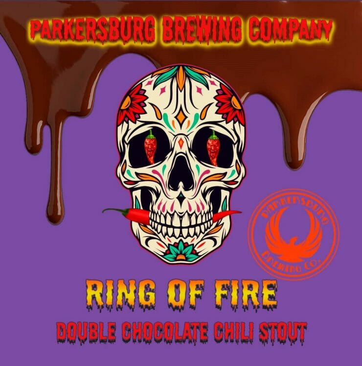 Parkersburg Brewing Co. Ring of Fire double chocolate chili stout