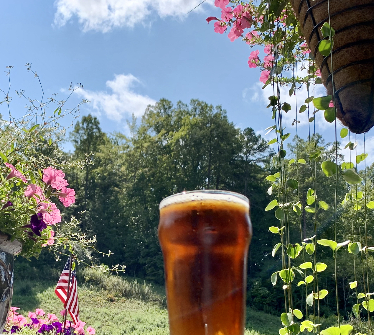 Beer in the garden