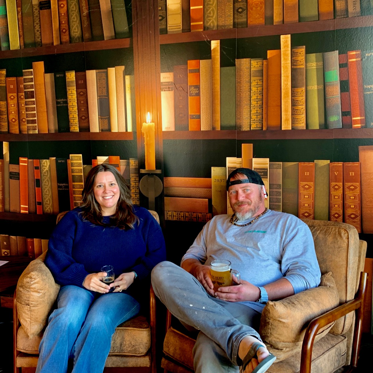 At Bōc Hord Brewery & Bakery, Ginger Conley and J.W. Groseclose 