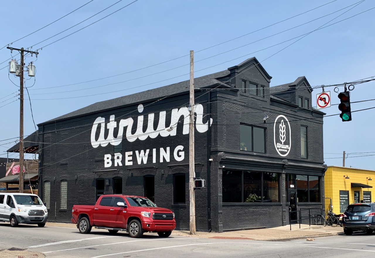 Atrium Brewing was definitely one our group's very favorite craft beer breweries in Louisville.