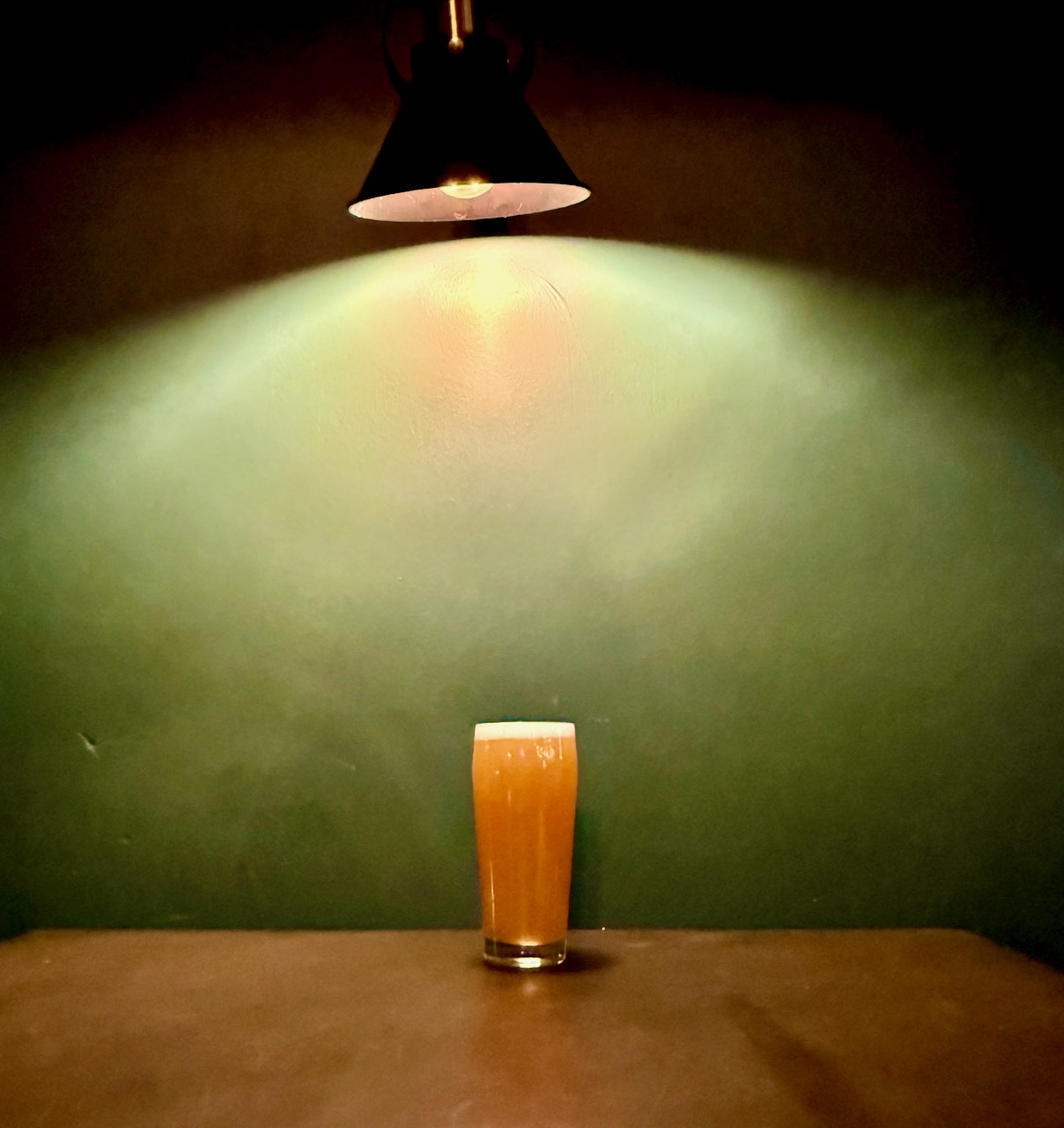 A glass of Short Story Brewing's beer