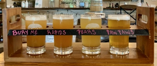 Weathered Ground beer flight