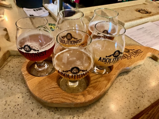 Abolitionist Ale flight