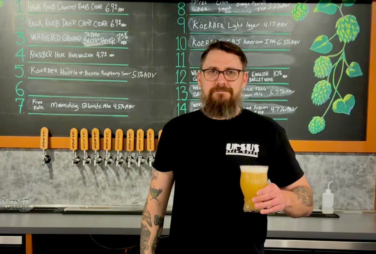 Jason Martin  at Ursus Brew Works, Charleston WV