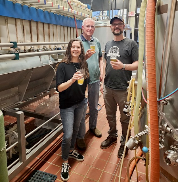 Beer influencer Williams at Bad Shepherd Beer Co. in Charleston, WV