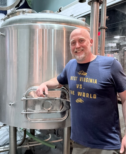 Jay Fox, head brewer at The Peddler, Huntington WV
